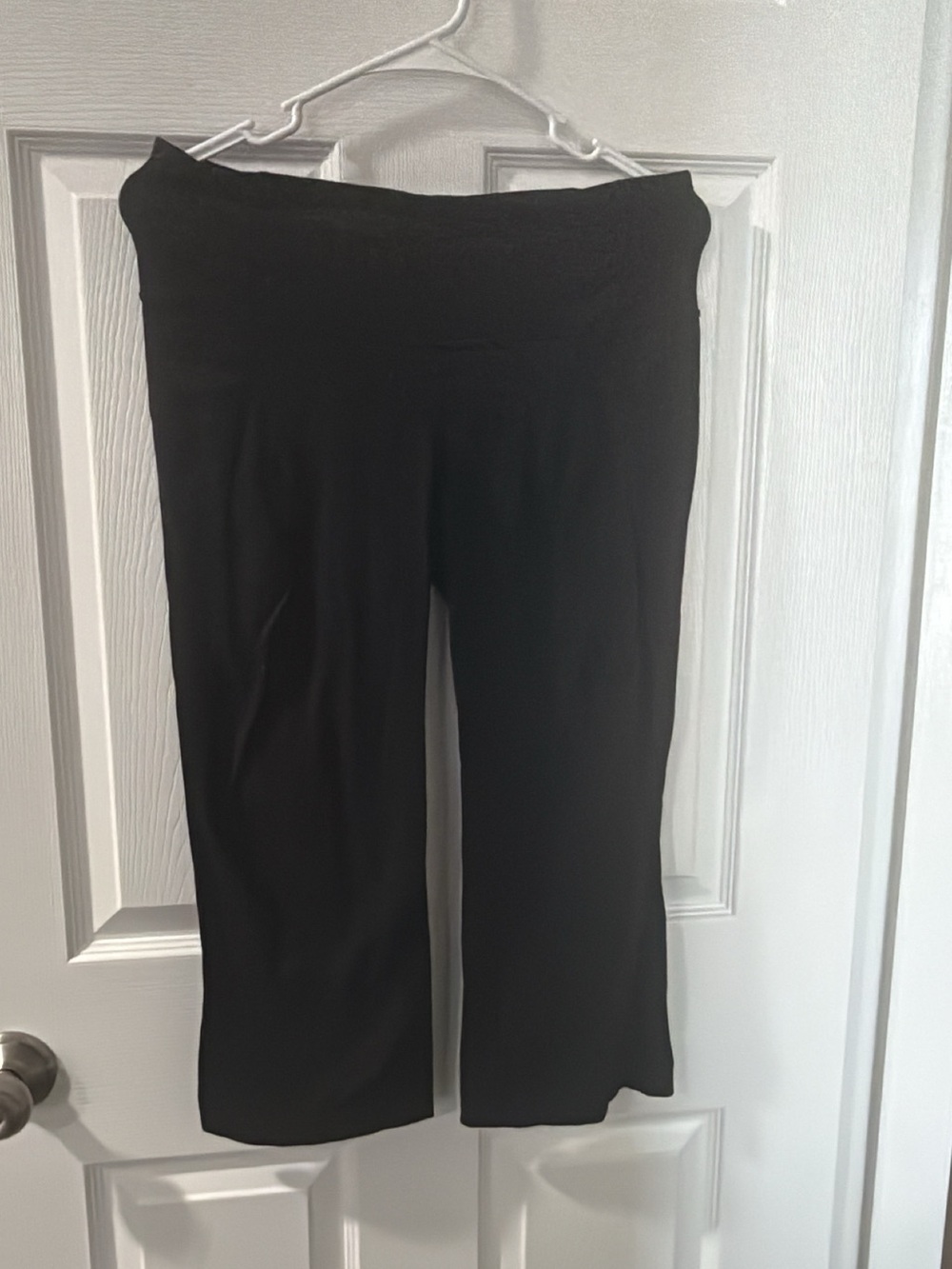 lululemon athletica Black Wide-Leg Capris